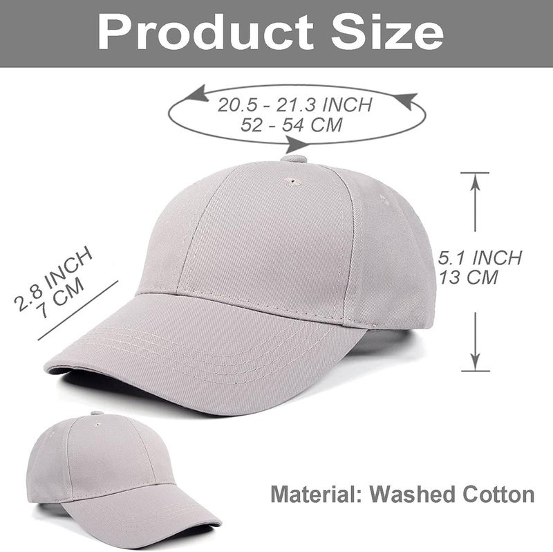 Beieverluck 4 Pieces Toddler Baseball Hat Kid Baseball Cap Washed Cotton Adjustable Caps Hats for Boys Girls - Image 2